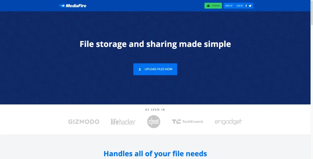 File sharing and storage made simple with MediaFire and SendMega