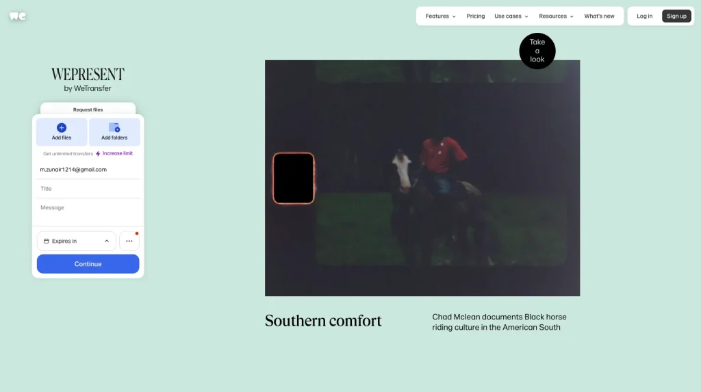 WeTransfer send large files fast with SendMega